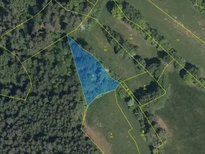 Dražba pozemku, Zálezly, 1482 m2