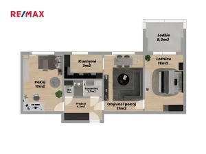 Prodej bytu 3+1, Karviná, tř. Těreškovové, 75 m2