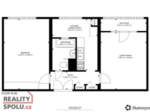 Pronájem bytu 2+1, Plzeň - Doubravka, Družby, 64 m2