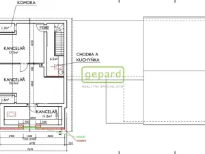 Pronájem kanceláře, Praha - Záběhlice, Zakrytá, 260 m2