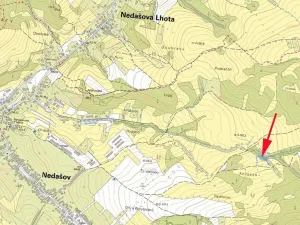 Prodej podílu louky, Nedašov, 962 m2