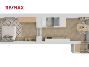 Prodej bytu 2+kk, Praha - Smíchov, Kováků, 38 m2