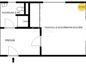 Prodej bytu 1+kk, Frýdek-Místek, Bezručova, 29 m2