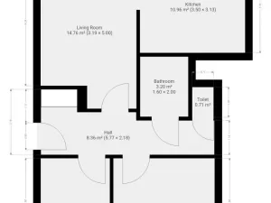 Pronájem bytu 3+1, Praha - Prosek, Litoměřická, 54 m2