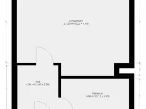 Pronájem bytu 1+kk, Praha - Libeň, Na žertvách, 31 m2