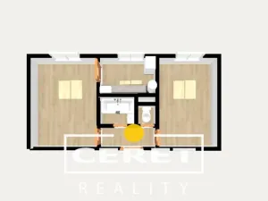 Prodej bytu 2+1, Žatec, Boženy Němcové, 43 m2