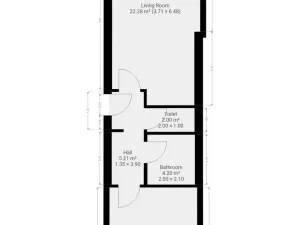 Pronájem bytu 2+kk, Praha, Podnádražní, 55 m2