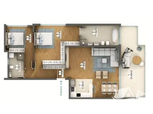 Prodej bytu 3+kk, Dobrá Voda, Černá Hora, 104 m2