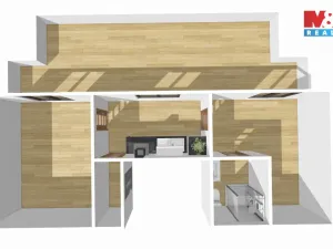 Pronájem bytu 2+kk, Milevsko, Jiráskova, 43 m2