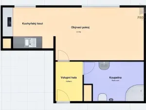 Prodej bytu 1+kk, Brno, Žabí, 27 m2