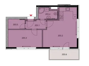 Prodej bytu 2+kk, Horoměřice, Žižkova, 53 m2