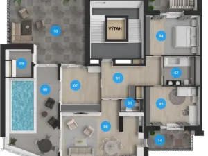 Pronájem bytu 5+kk, Ostrava, F. X. Riepla, 268 m2