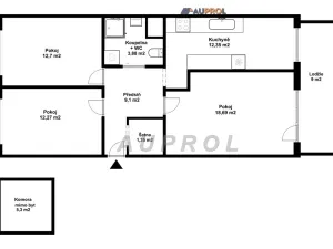 Prodej bytu 3+1, Praha - Černý Most, Kpt. Stránského, 85 m2