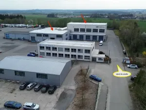 Pronájem výrobních prostor, Lišov, Hůrecká, 2357 m2