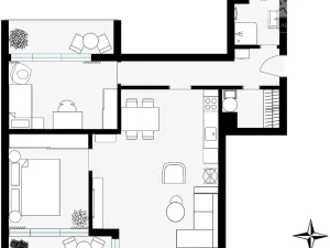 Prodej bytu 3+kk, Praha - Vysočany, V Předním Hloubětíně, 81 m2