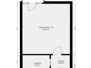 Prodej bytu 1+kk, Kladno, Jaroslava Holečka, 36 m2