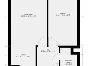 Pronájem bytu 2+kk, Praha - Prosek, Litoměřická, 43 m2