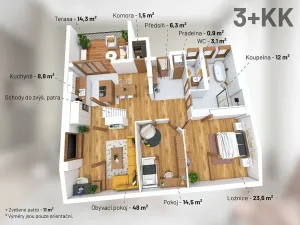 Prodej bytu 3+kk, Praha - Nusle, Spytihněvova, 124 m2