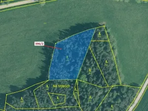 Dražba lesa, Kuřimany, 3340 m2