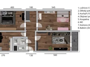 Prodej bytu 3+1, Ostrava, Jana Ziky, 81 m2