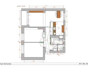 Pronájem bytu 3+1, Praha - Čakovice, Úslavská, 76 m2