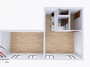 Pronájem bytu 2+kk, Ostrava, Křišťanova, 56 m2