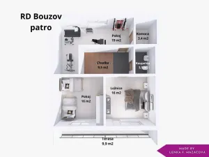 Prodej rodinného domu, Bouzov, 158 m2