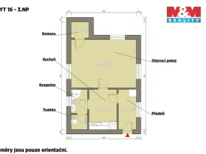 Pronájem bytu 1+1, Plzeň - Jižní Předměstí, Husova, 35 m2