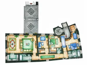 Pronájem bytu 4+kk, Praha - Malá Strana, Vlašská, 178 m2