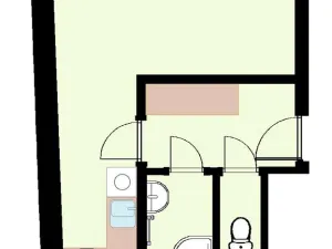 Prodej bytu 1+kk, Praha, Plzeňská, 35 m2