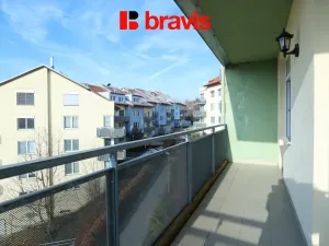 Pronájem bytu 2+kk, Brno, Hrázka, 46 m2