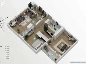 Prodej bytu 3+kk, Hradec Králové - Nový Hradec Králové, Durychova, 59 m2