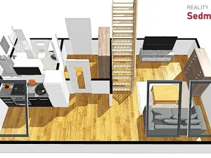 Prodej bytu 3+kk, Brno, Tkalcovská, 58 m2