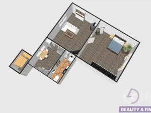 Prodej bytu 2+1, Kocbeře, 56 m2