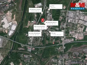 Prodej komerčního pozemku, Ostrava, Nástupní, 1261 m2