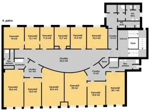 Pronájem kanceláře, Praha, Na příkopě, 460 m2