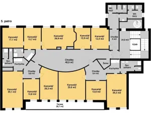 Pronájem kanceláře, Praha, Na příkopě, 460 m2