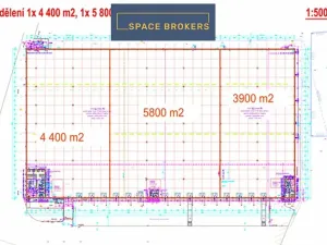 Pronájem skladu, Dašice, 14100 m2