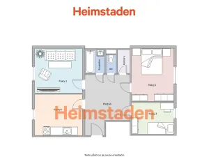 Pronájem bytu 3+1, Havířov - Město, U Stromovky, 71 m2