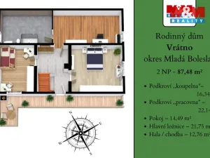 Prodej rodinného domu, Vrátno, 149 m2