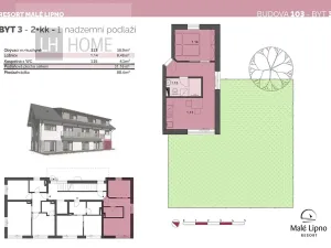 Prodej bytu 2+kk, Černá v Pošumaví, 31 m2