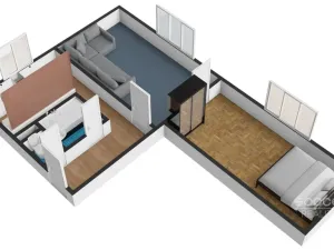 Pronájem bytu 2+1, Praha - Vokovice, K lánu, 55 m2