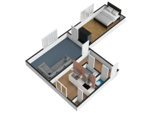 Pronájem bytu 2+1, Praha - Vokovice, K lánu, 55 m2