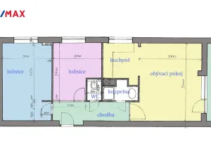 Pronájem bytu 3+1, Praha - Břevnov, Na Petřinách, 63 m2