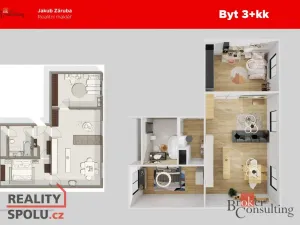 Prodej bytu 3+kk, Liberec - Liberec III-Jeřáb, Křepelčí, 85 m2