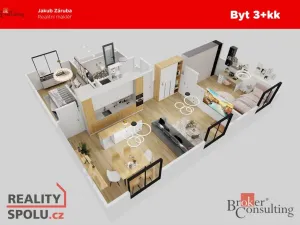 Prodej bytu 3+kk, Liberec - Liberec III-Jeřáb, Křepelčí, 85 m2