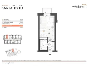 Prodej bytu 1+kk, Ostrava, Výstavní, 27 m2