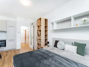 Pronájem bytu 1+kk, Praha - Vysočany, Odkolkova, 36 m2