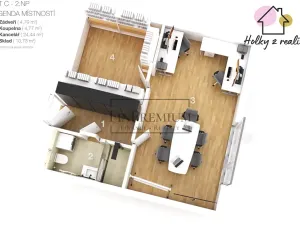 Prodej apartmánu, Velké Hamry, 45 m2