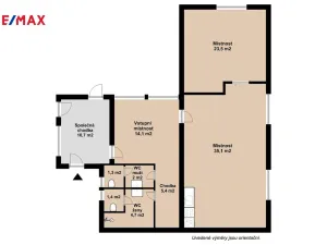 Pronájem bytu 2+kk, Ostrava - Mariánské Hory, U Vodojemu, 88 m2